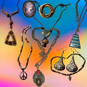 Bohemian Charm Necklace Set